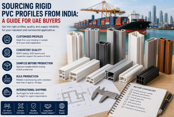 Sourcing Rigid PVC Profiles from India: A Guide for UAE Buyers
